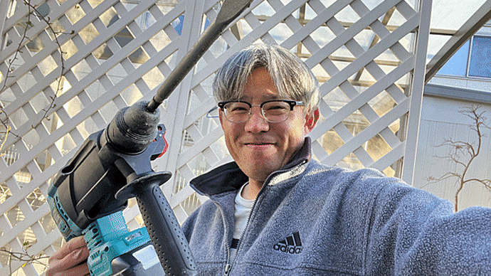 我が家のミニ菜園の拡張作業!④