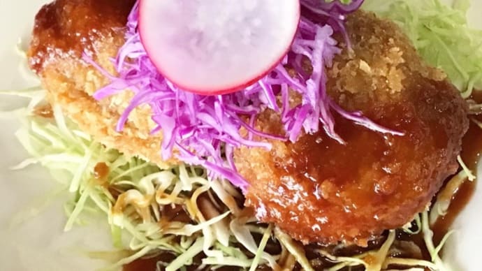 2月29日の日替り定食(650)は、手作りメンチカツ、自家製カツソースです。