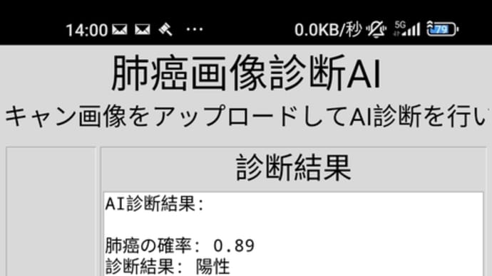Android用肺癌画像診断AIwww