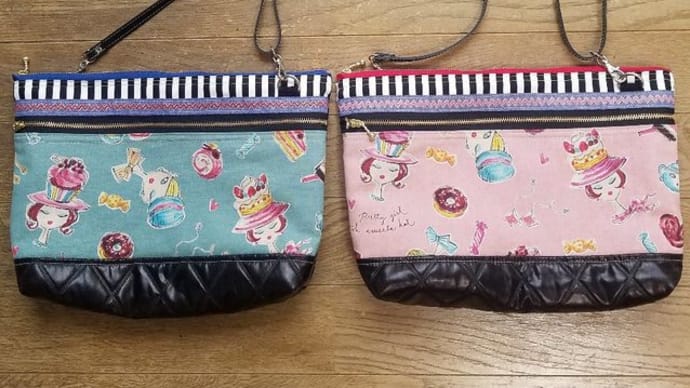 春のお散歩バッグできました 早く気持ちよくお出かけしたいですね