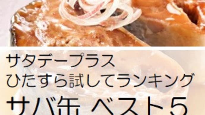 【サタデープラス】味付けサバ缶 ランキング ベスト5