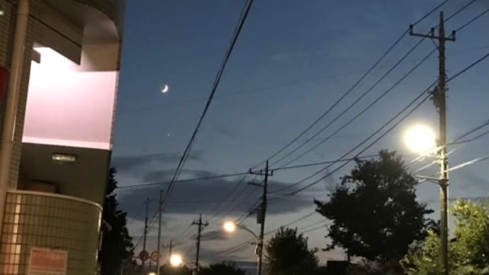 月と金星