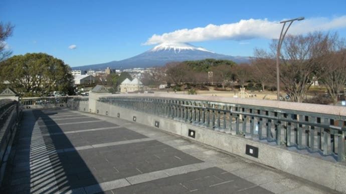 富士市中央公園からの富士山