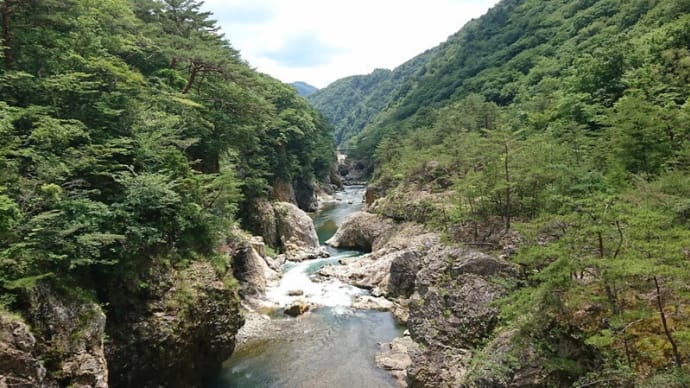 「龍王峡ハイク」その2 むささび橋