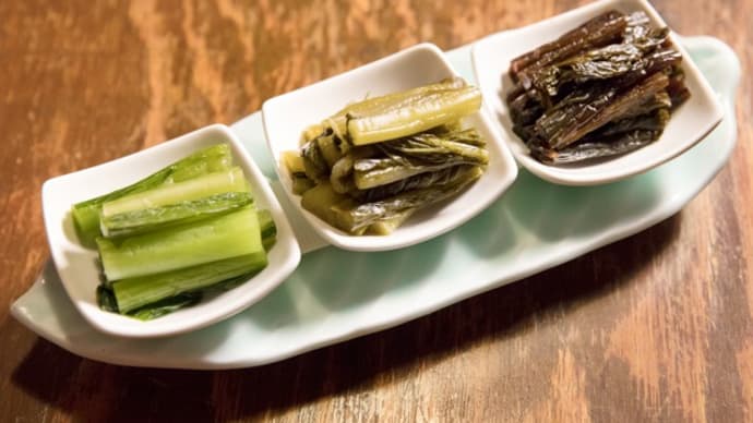 < 郷土料理 > 長野 野沢菜漬