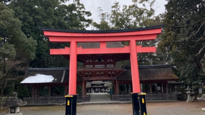 本命の受験前に⛩️