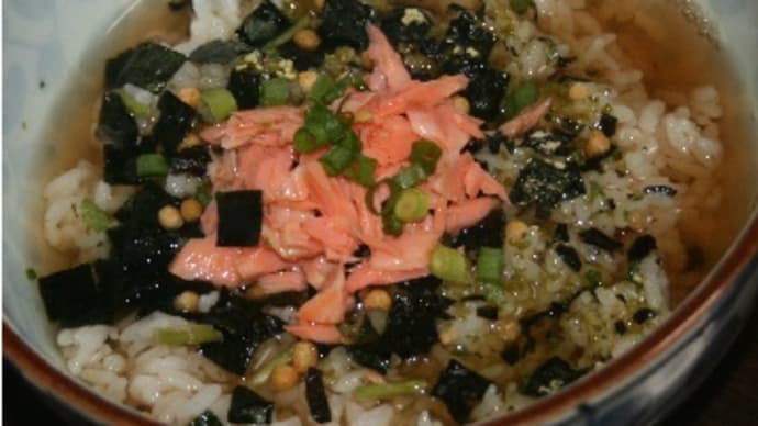 6月15日 鮭茶漬け