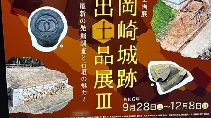 岡崎城出土品展