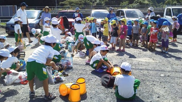 西益田小学校区での保小連携の取り組み