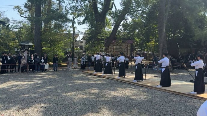 花鎮め祭奉納弓道大会 in 武蔵一宮氷川神社