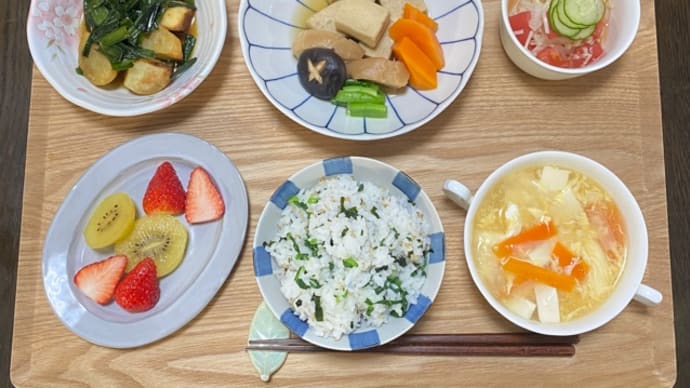 喜びの時間 今日の助産院ごはん