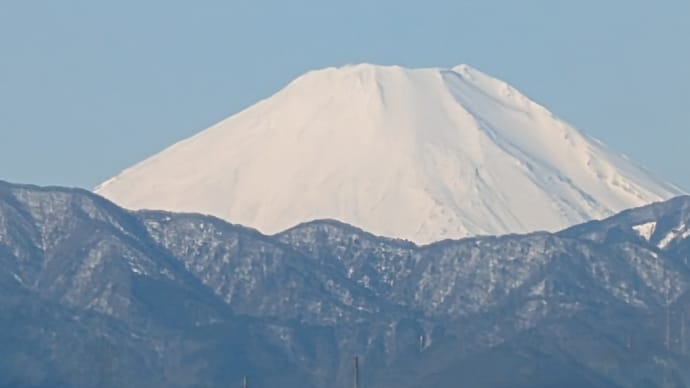 鴨池大橋からみた富士山♫