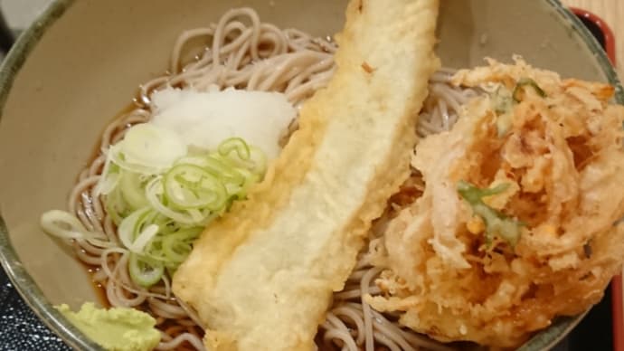 週末は箱根そば季節限定メニューを食べて