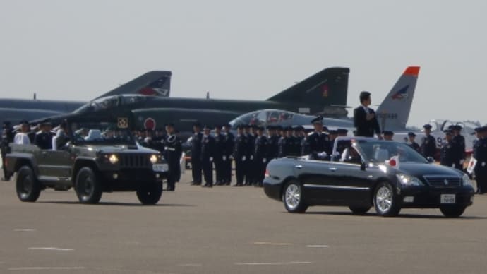 航空観閲式 事前公開 「観閲式」 ~巡閲~