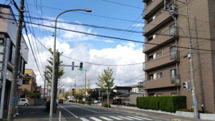 まばらな横断歩道