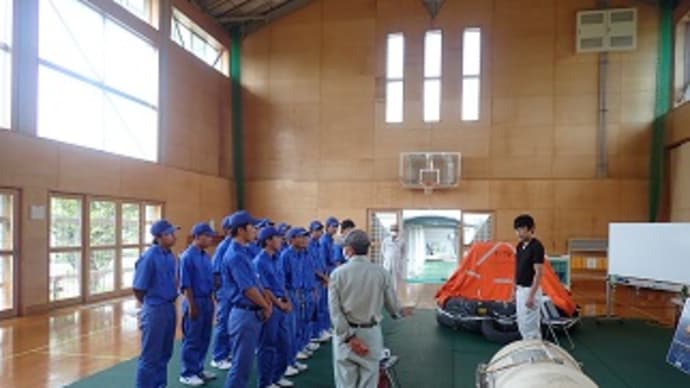 救命筏講習 その1