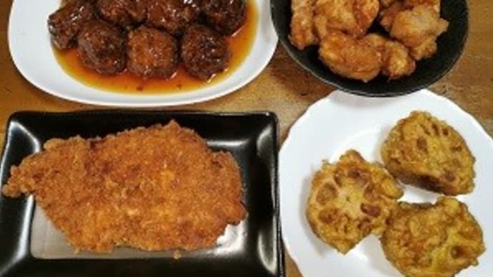 休み前の食事準備♪