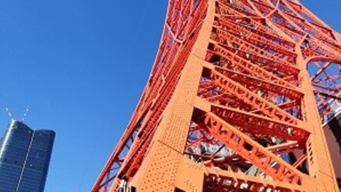 迎春　年末東京タワーに登る