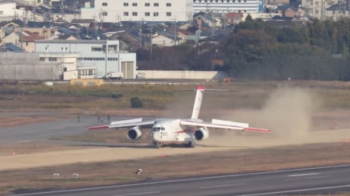 岐阜基地で国産輸送機Cー2が不整地離着陸テストのお話