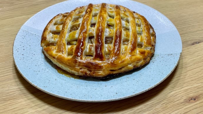 父と息子で作ったアップルパイ!