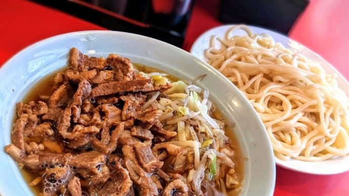 目白 つけそば丸長 目白店 チャシューやさいつけそば中盛