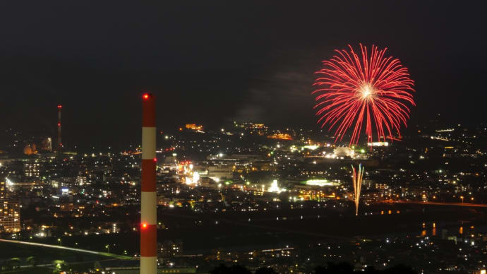 延岡エール花火を観に行きました。