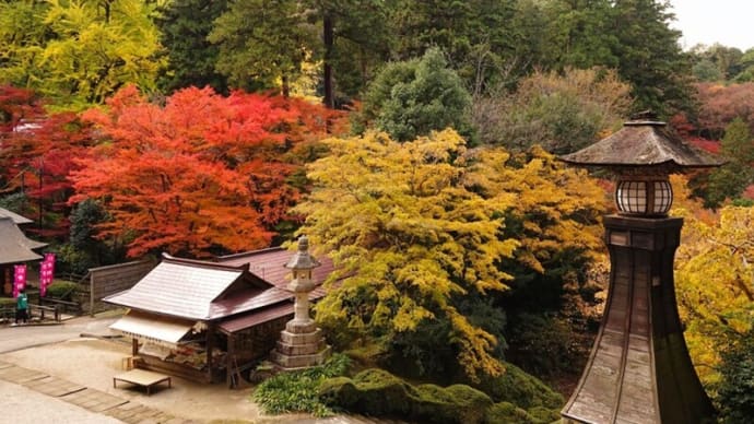 清水寺(安来市)の紅葉 中編