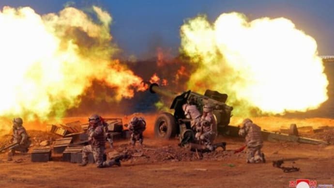 北朝鮮軍、露軍に発砲!