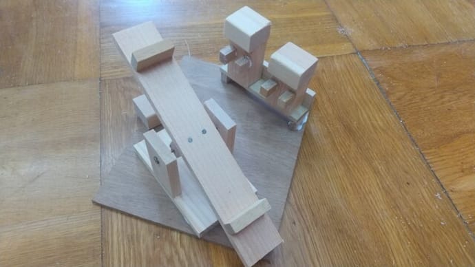 2023年できあがった作品達② (端材工作 貯金箱 自由工作)