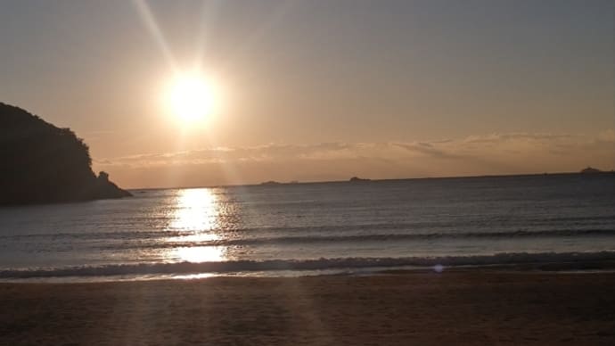 1月22日おはようございます。今日の海です。