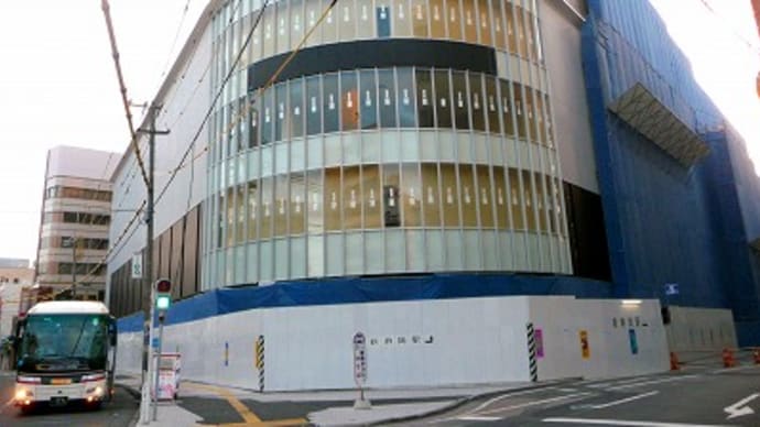 新静岡駅の新しい姿を垣間見る