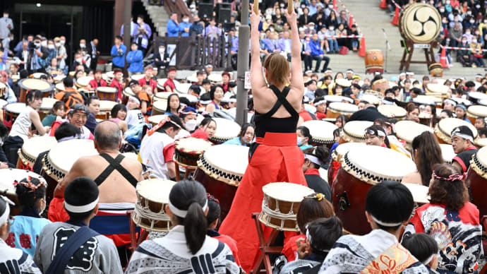 ◆千願華太鼓(成田太鼓祭2023/成田山新勝寺)