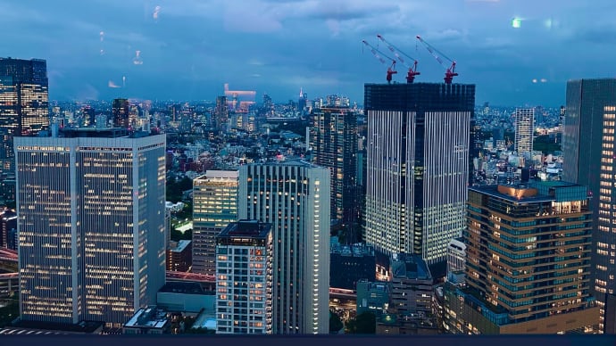 東京のホテルからの眺め