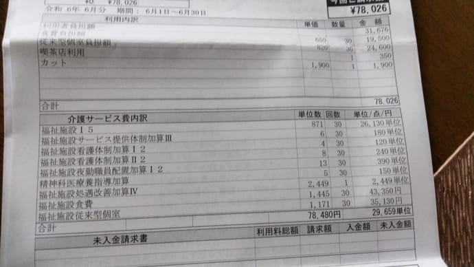 世帯分離後の特養費用