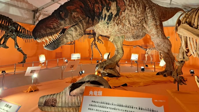 フジテレビ本社屋で恐竜博覧会開催中