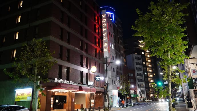 赤坂6丁目、東京ミッドタウンのイルミ
