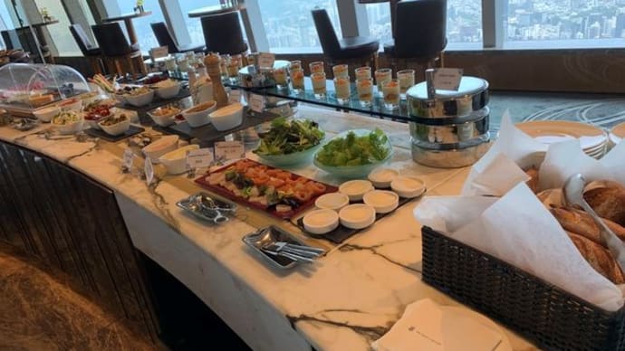 ザ・リッツ・カールトン香港*クラブラウンジ「お昼の軽食タイム」2日目