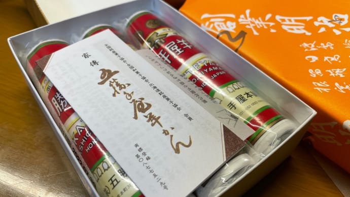 五勝手屋羊羹は美味い!