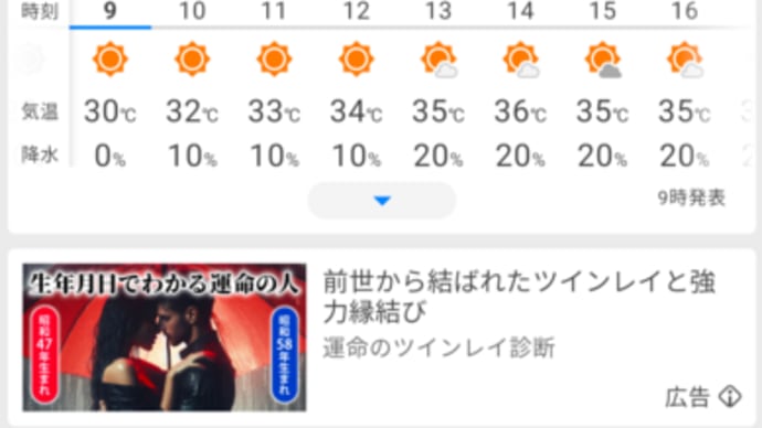 ちょー危険な暑さ!