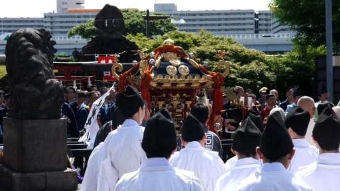2024年 5月26日(日)の「石浜神社」の「大祭」の「神幸祭」(1)