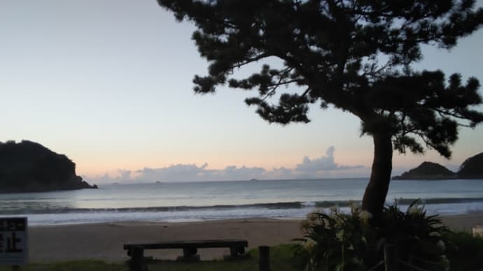 7月24日おはようございます。今日の海です。