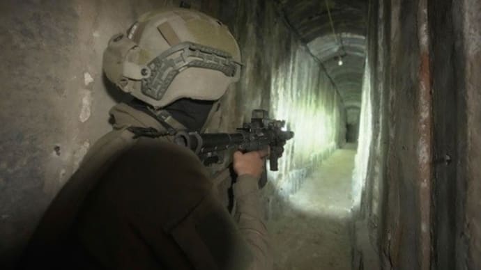 ガザのハマス地下網「水攻め」か　イスラエル軍、海水注入計画とＷＳＪ報道