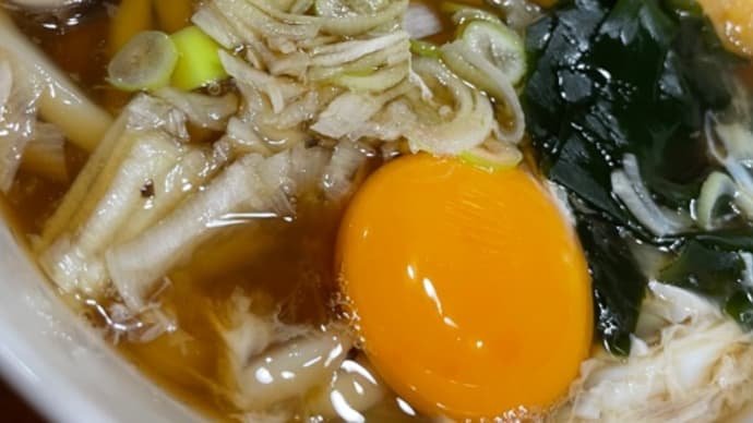 テキトー自炊　イカ天うどん