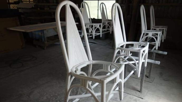 椅子塗装修理