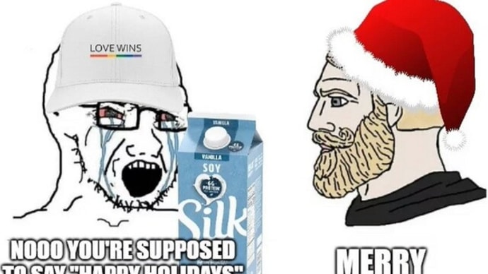 Merry Christmas Mr. Trigglypuff Inclusivity. 😀😃😄😁😆😅😂🤣😈🤡🎅🤶🌨❄️☃️⛄️🦌🛷🏳️🌈