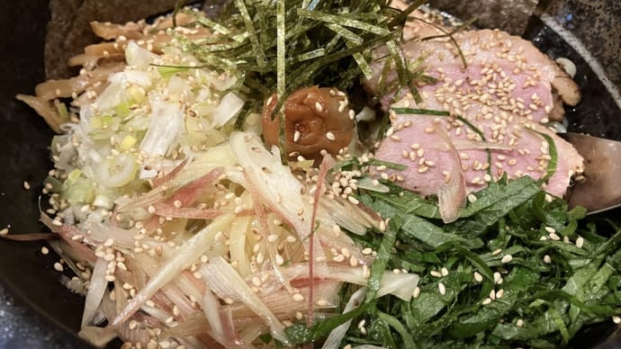 スープ割り必須の冷やし鴨中華、上北沢「中華そば はな田」
