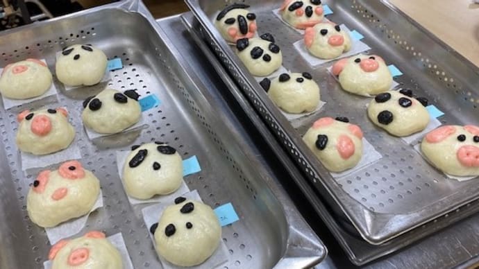 肉まん&あんまん作り