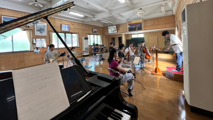 仲間が室内オケを作って共演してくれました( ≧∀≦)ノ