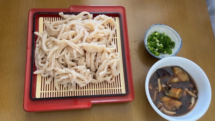 全粒粉入り手打ちうどん頂いてみた