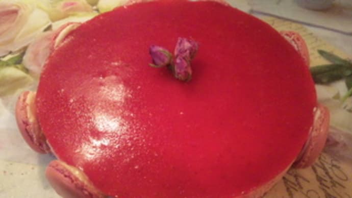 薔薇のケーキ完成！！